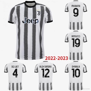 เสื้อกีฬาแขนสั้น ลายทีมชาติฟุตบอล Juventus FC HT1 2022-2023 ชุดเหย้า สําหรับผู้ชาย และผู้หญิง TH1