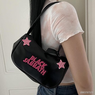 🍒สต็อกสินค้า🏂2022 ใหม่ millennial hot girl star bag y2k กระเป๋าถือ กระเป๋า hot girl underarm bag