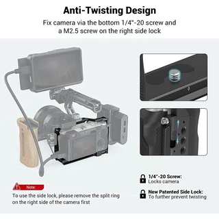 SmallRig โครงใส่กล้อง พร้อมที่จับด้านข้าง สำหรับ Sony A7C 3212B