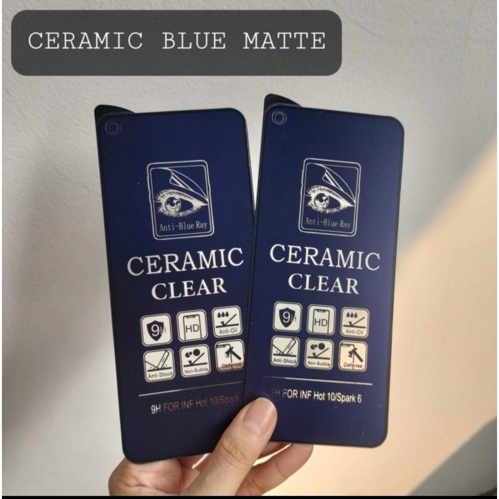 Tg blue matte vivo y15s y30i y30 y50 y71 v7 plus v9 y20 y20s y20sg y21s y21 2020 y51 y51a y53s y83 z