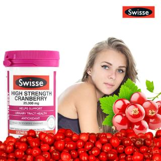 Swisse Ultiboost High Strength Cranberry Supplement แครนเบอร์รี่เสริม การสนับสนุนสุขภาพระบบทางเดินปัสสาวะ