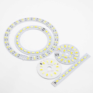 ชิปบอร์ดลูกปัดไฟกลางคืน LED หรี่แสงได้ DC 5V 10W 30W SMD 5730 ปรับได้ สีขาวอบอุ่น DIY