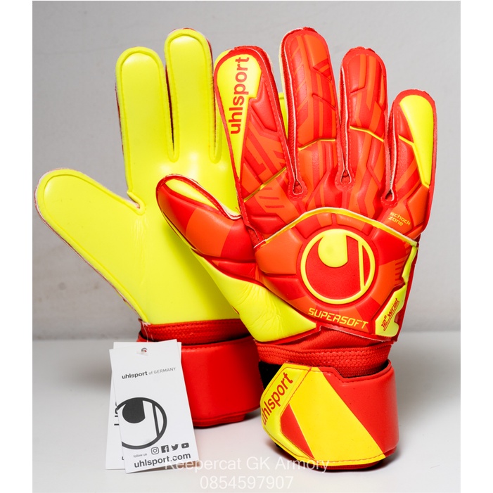 ถุงมือผู้รักษาประตู Uhlsport Radar Control Supersoft+ เบอร์ 9