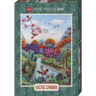 [preorder รบกวนถามstockก่อนสั่งซื้อค่า] Heye เซ็ท exotic garden jigsaw จิ๊กซอว์นำเข้า 500 ชิ้น