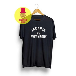 เสื้อยืด COMBED 30 DISTRO JAKARTA VS EVERYBODY เสื้อยืดราคาถูก!!!