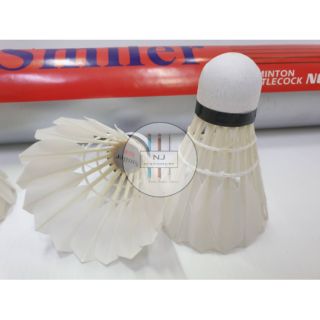 ปลีก**ลูกแบต ลูกแบตมินตัน Smiler no.108 ราคา25 บาท1 ลูก