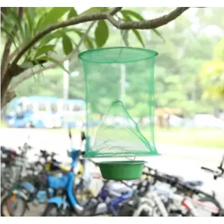 กรงตาข่ายดักแมลง ที่ดักแมลงวัน ตาข่ายดักแมลงวัน Fly Insect Trap ทีดักแมลงวัน พับเก็บได้ แถมฟรี!! ถ้วยใส่เหยื่อ ส่งเร็ว!!