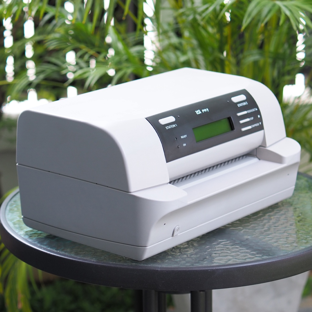 เครื่องพิมพ์สมุด พิมพ์สมุดทะเบียน สมุดประจำตัว Passbook Printer Psi Pr9 R E B U I L T มื อ 2 2894