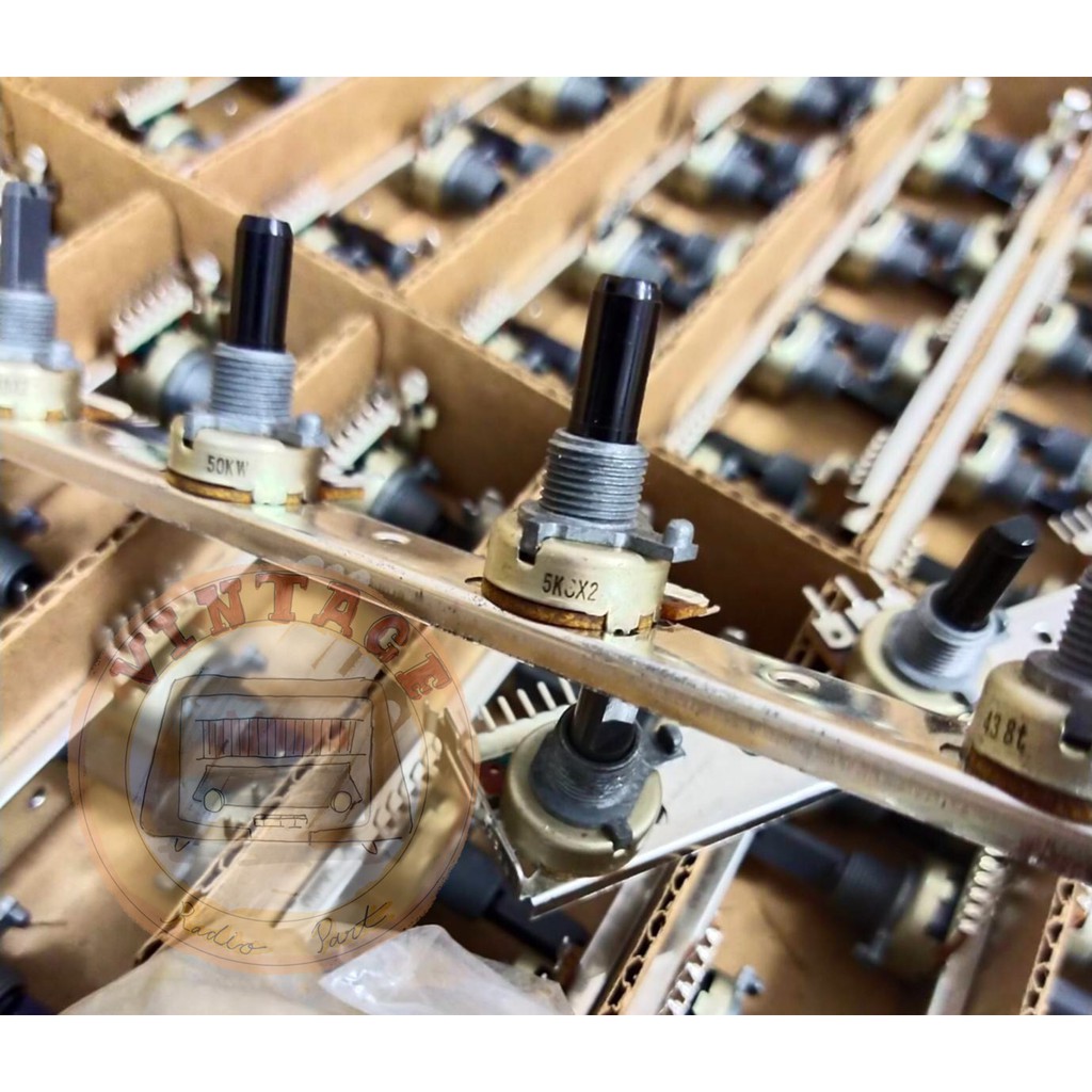 50KBx2 50KW 5KCx2 30 KCx2 Volume Alps Japan โวลุ่มแบบแผง (ราคาต่อชิ้น)