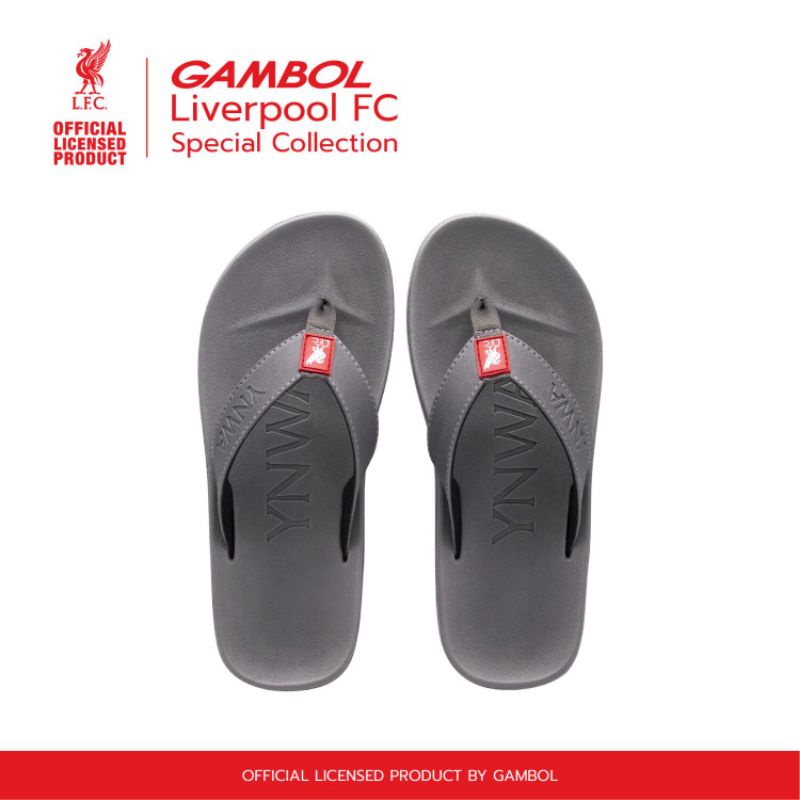 GAMBOL Liverpool FC Special Collection LM/LW11005 แจกโค้ดลดหน้าร้านค่ะ รองเท้าแตะแบบหนีบ
