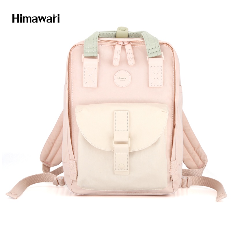 HIMAWARI กระเป๋าเป้สะพายหลัง กันน้ำ 13” Laptop Backpack รุ่น HM-200 สี #03 Pink Ivory