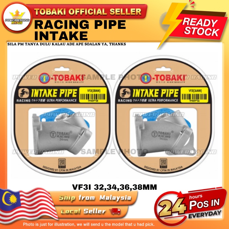 VF3I/ VF3 I 32MM 34MM 36MM 38MM TOBAKI RACING INLET PIPE INTAKE