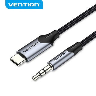 Vention สายเคเบิล อะแดปเตอร์เสียง Type C  ไป ปลั๊ก ขนาด 3.5 มม. สําหรับหูฟัง BGK