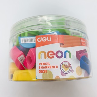 กบเหลาดินสอสีนีออน Deli (48pcs)