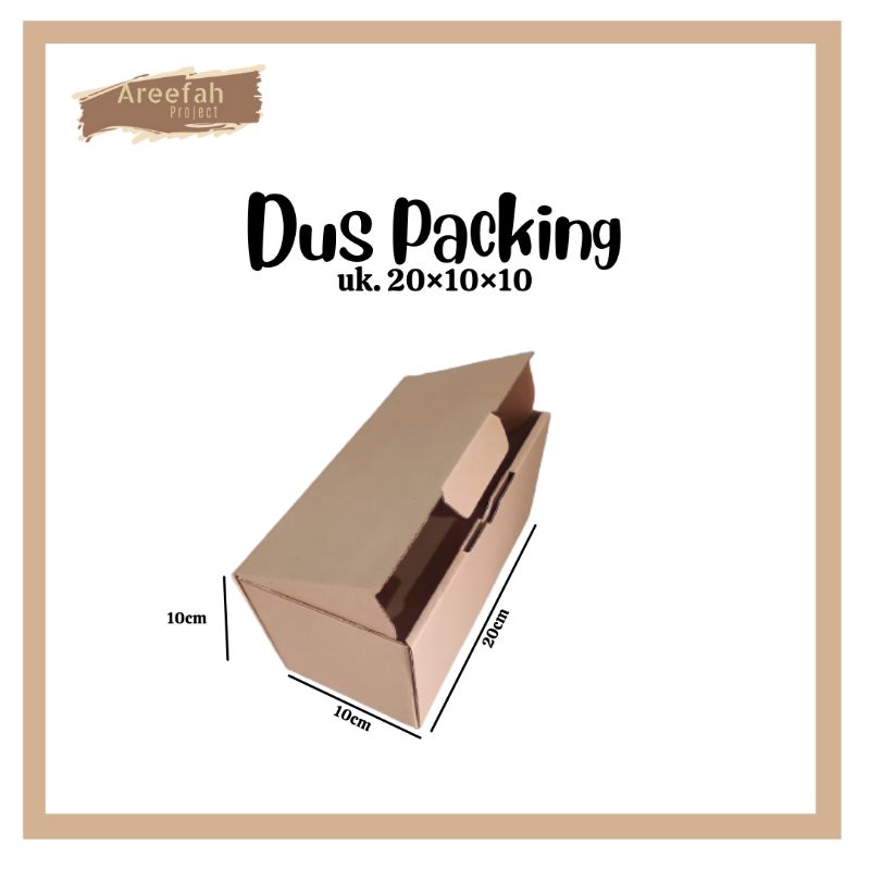 CARDBOARD / CARDBOARD BOX / DI CUT PACKING CARDBOARD ขนาด 20x10x10 ซม