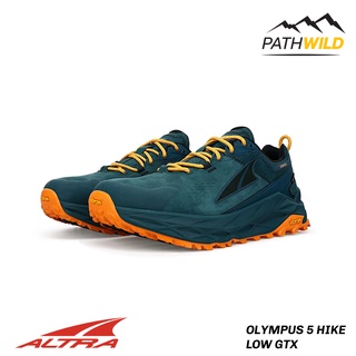 รองเท้า ALTRA OLYMPUS 5 HIKE LOW GTX MEN สี DEEP TEAL รองเท้าเทรลระยะไกล ช่วยซัพพอร์ทเท้าในทุกย่างก้าว พื้น VIBRAM®