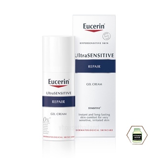 Eucerin UltraSENSITIVE Repair Gel Cream 50ml สูตรเจลครีม ให้ความชุ่มชื้น