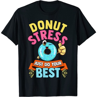เสื้อเชิ้ต ลายโดนัท ทดสอบความเครียดS-5XL