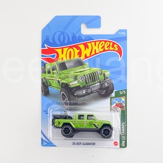 Hotwheels 20 Jeep Gladiator (Light Green Color)