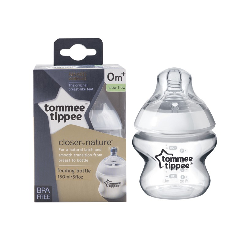 Tommee Tippee ขวดนม ทอมมี่ ทิปปี้ รุ่น Closer To Nature 5 Oz (421111)