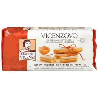 Vicenzi Lady Finger เลดี้ฟิงเกอร์สำหรับทำทีรามิสุ 200 g