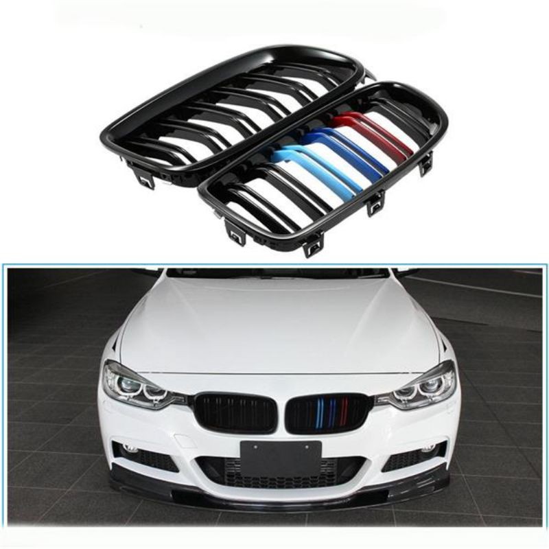 Bmw 3series f30 m3 ดูตะแกรงย่างเคลือบเงา สีดํา m สี 320 330 328 f30