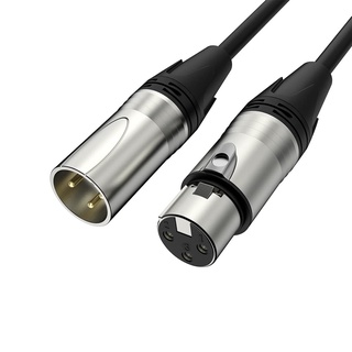 Maono XLR สายเคเบิลไมโครโฟนพรีเมี่ยม XLR พร้อมตัวเชื่อมต่อ XLR ตัวผู้ เป็นตัวเมีย 3 Pins สําหรับไมโครโฟน สตูดิโอ ผสมบอร์ด แพทช์เบย์ พรีแอมป์ ระบบลําโพง