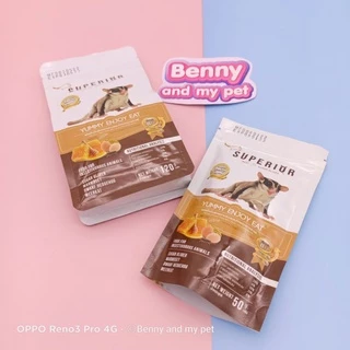 Superior Enjoy ซูพีเรีย อาหารเม็ด อาหาร อาหารชูก้า ชูการ์ไกลเดอร์ และสัตว์กินแมลงเม่นแคระ เมียร์แคท ลิงมาโมเสท