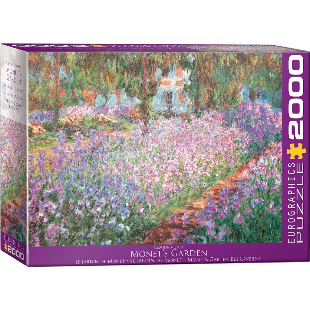 จิ๊กซอว์ Eurographics: Monet's Garden - Claude Monet ขนาด 2000 ชิ้น
