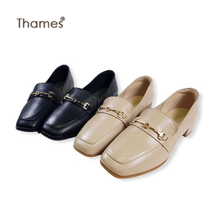 Thames รองเท้าคัชชู  รองเท้าส้นเตี้ย Shoes-TH41025