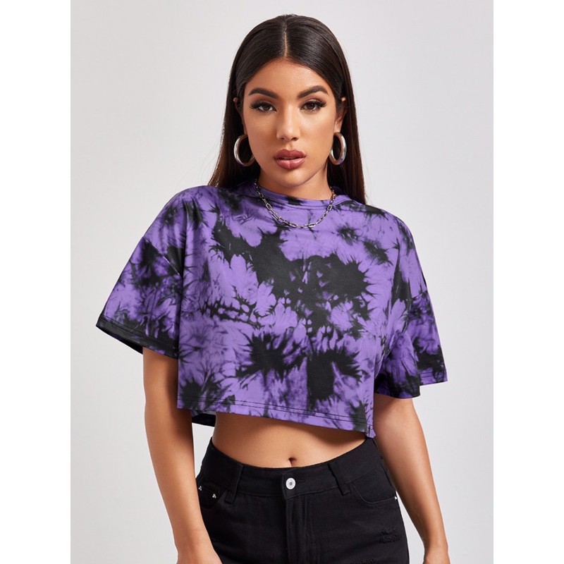 sheinเสื้อยืดมัดย้อม Shopee Thailand