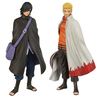 2 ชิ้น Anime Naruto Uzumaki Naruto Uchiha โมเดลตุ๊กตา Pvc ของเล่นสําหรับเด็ก