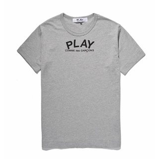 play comme des garcons CDGใหม่ เสื้อยืดลําลอง แขนสั้น คอกลม เรืองแสง สไตล์ สําหรับผู้ชาย ผู้หญิง