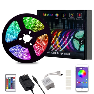 ไฟ Strip Light wifi led control  MIC Music ฟังก์ชั่นจับเวลามัลติฟังก์ชั่นพร้อมรีโมท IR 24Key สำหรับ 5050 3528 RGB RGB