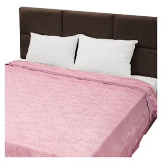 Bed cover BED COVER K6 HOME LIVING STYLE BI-FERN PINK Bedding accessories Bedroom bedding ผ้าคลุมเตียง ผ้าคลุมเตียง KING