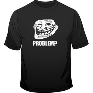 เสื้อยืดแขนสั้นลําลอง คอกลม พิมพ์ลาย Troll Face Problem Player Online Geek Classic Series พลัสไซซ์ แฟชั่นฤดูร้อน สําหรับ