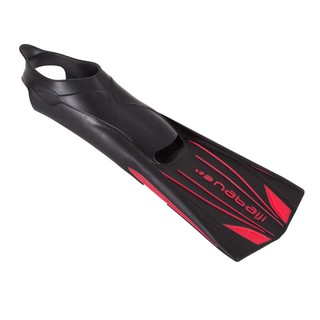 ตีนกบ ตีนกบแบบยาวชนิดแข็ง รุ่น TOPFINS 900 (สีดำ/แดง) TOPFINS 900 RIGID LONG SWIMMING FINS - BLACK RED