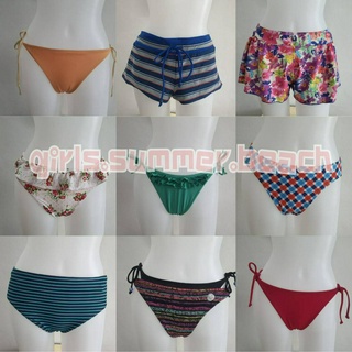 [พร้อมส่ง27]ชุดว่ายน้ำ กางเกง ขาสั้น กระโปรง ว่ายน้ำ Bikini