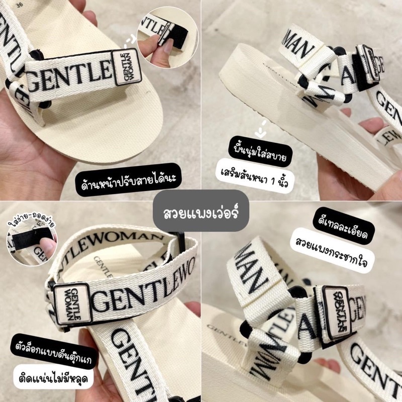 ✅พร้อมส่งทุกไซส์✅ GENTLEWOMAN : GW Platform Sandals