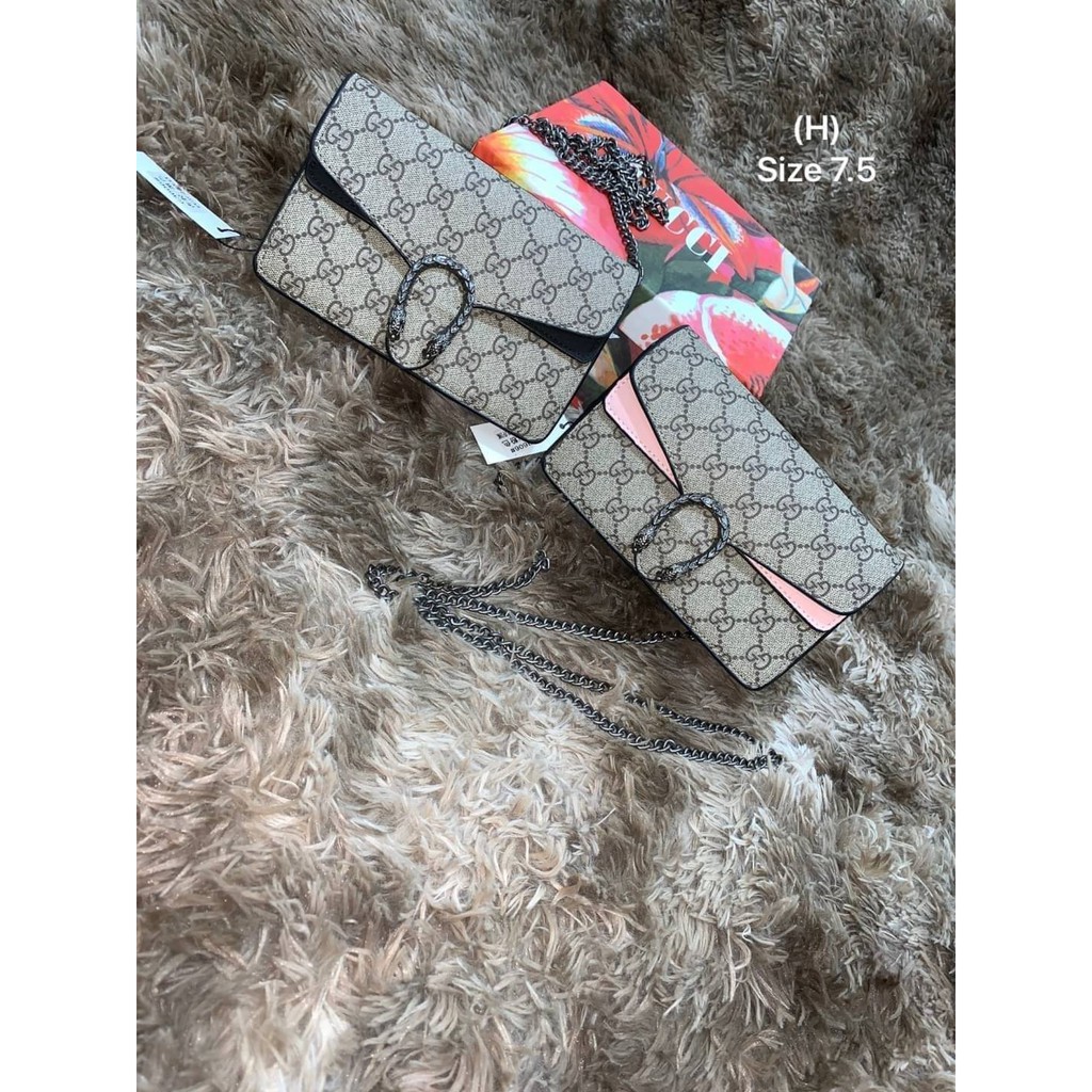 W&H ฺBag Online กระเป๋าสะพายข้าง กุชชี่ ไดโอ ขนาด 7.5"