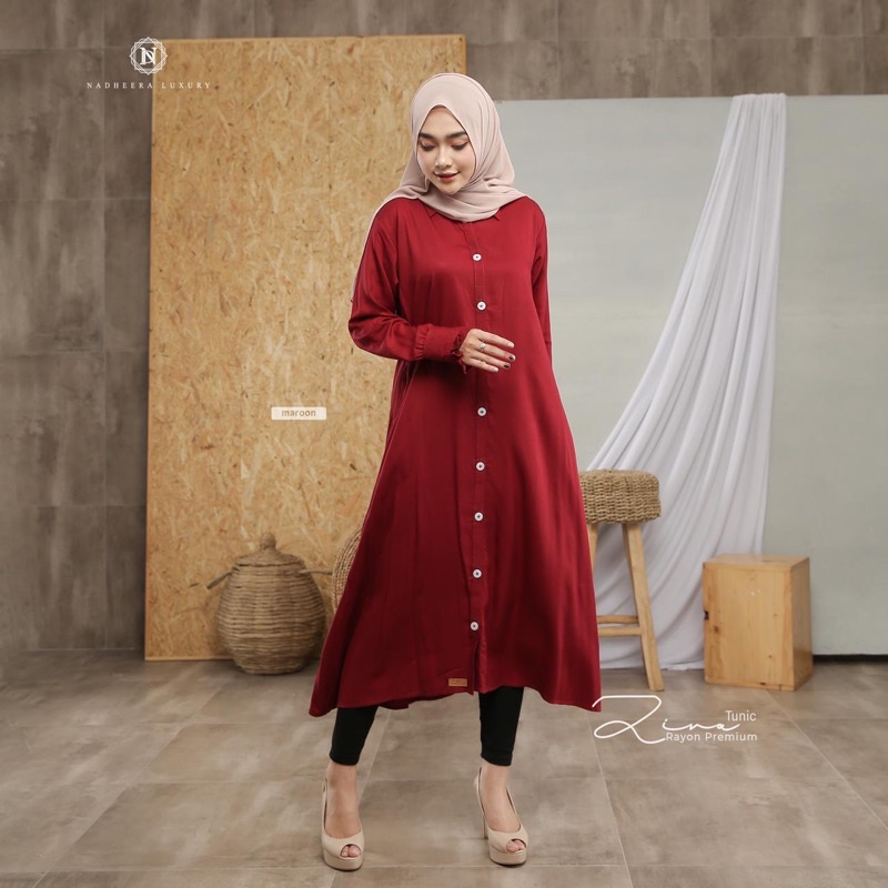 Ziva TUNIC พร้อม MAROON M