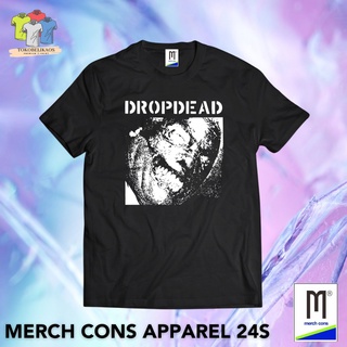 ผ้าฝ้ายแท้หืม 140 | เสื้อยืด พิมพ์ลาย Merchcons TAG DROPDEAD สําหรับผู้ชาย | ขนาดกลางแจ้งS-4XL