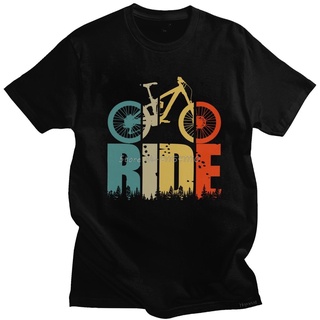 Gildan เสื้อยืด ผ้าฝ้าย พิมพ์ลายกราฟฟิค Ride Your Mountain Bike MTB Loverd Cyclists And Bikers แฟชั่นฤดูร้อน สําหรับผู้ช