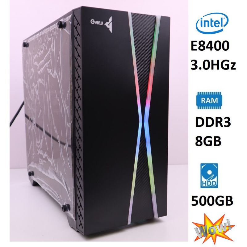 คอมพิวเตอร์ประกอบ Intel® Core™2 Duo Processor E8400 3.00GHz -RAM DDR3 8GB