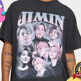 [COD]พร้อมส่ง เสื้อยืดลําลอง แขนสั้น คอกลม พิมพ์ลาย Jimin Merch Bangtan Group Members Jungkook Rap Monster Taehyung Jimi