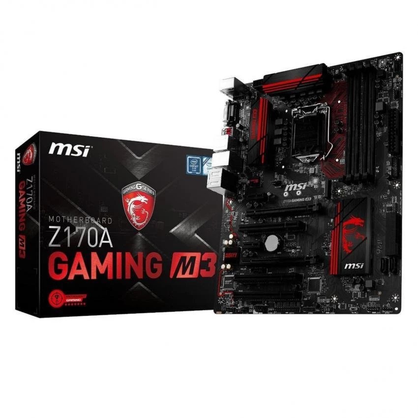 MSI M/B Main/Mother Board SOCKET 1151 Z170A GAMING M3 -2.Years