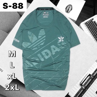 เสื้อคอกลม adidas เสื้อกีฬาเสื้อออกกำลังกายใส่สบายเนื้อผ้าดี