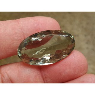 PY Beauty ร้านนี้ขายแต่ของแท้ค่ะ พลอยกรีนอเมทิสต์ (Natural Green Amethyst) น้ำหนัก 36.60 กะรัต คัดสวย ไร้ตำหนิ