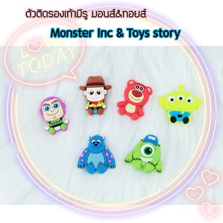 JBCT 👠🌈Shoe Charm  “ Toy story 5 &amp; monsterInc. “ ตัวติดรองเท้ามีรู เซต “ทอยส์ สตอรี่ &amp; มอนสเตอร์ อิ้งค์ 5 “