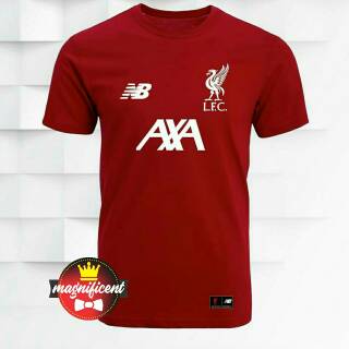 NEW BALANCE เสื้อยืด พิมพ์ลาย Liverpool AXA